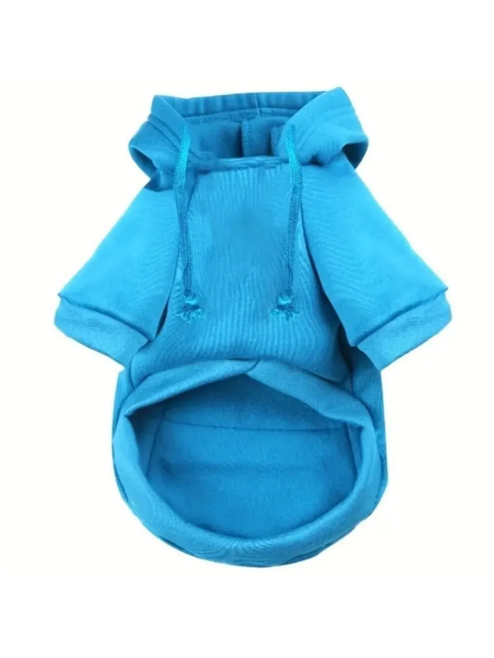 Small Dog Hoodie Sweatshirt, Size L Red or Blue